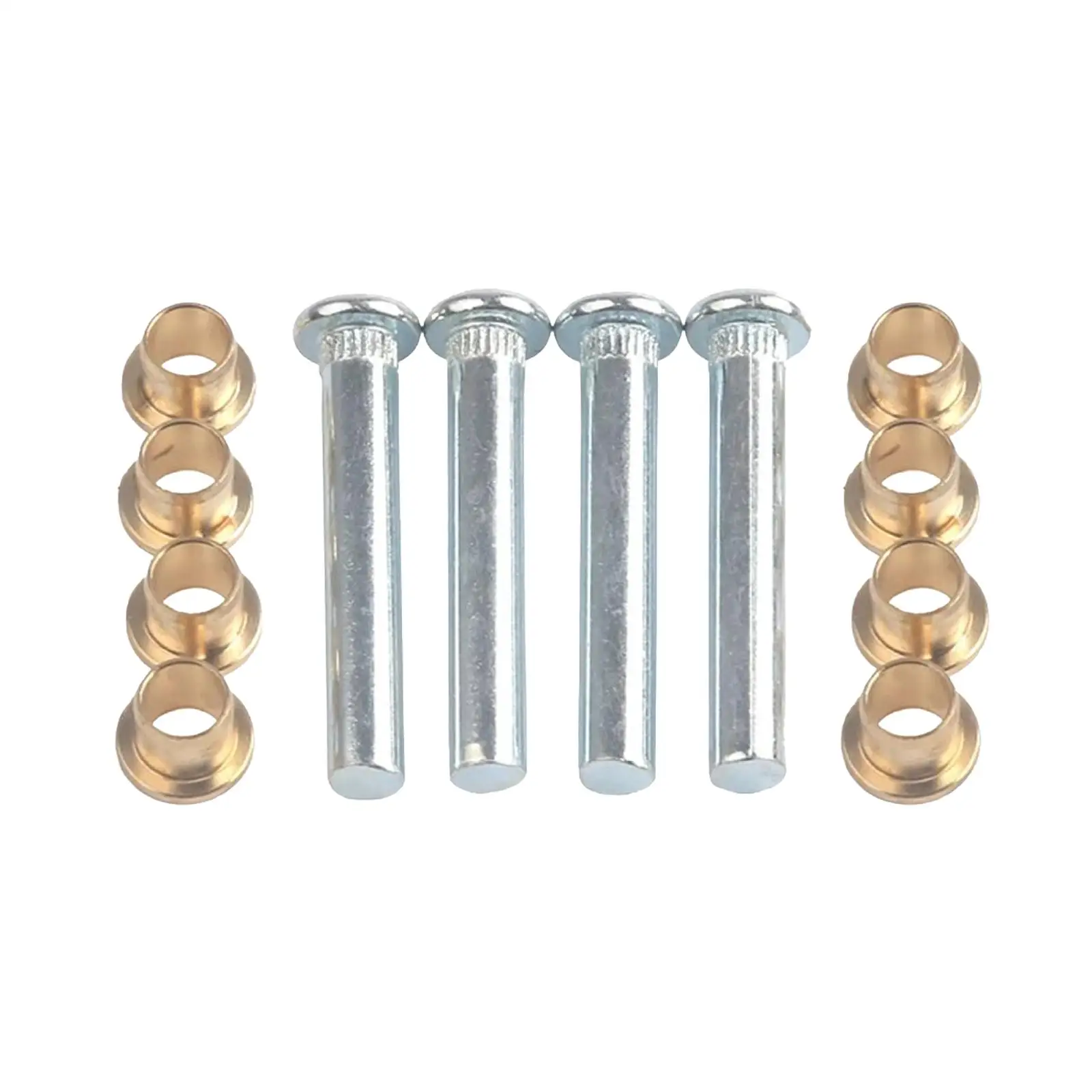 Door Hinge Pins Bushing Kit 4Pin High Strength Metal Car D22 Easy to Install Assembly Bushing Repair Installation Replacement