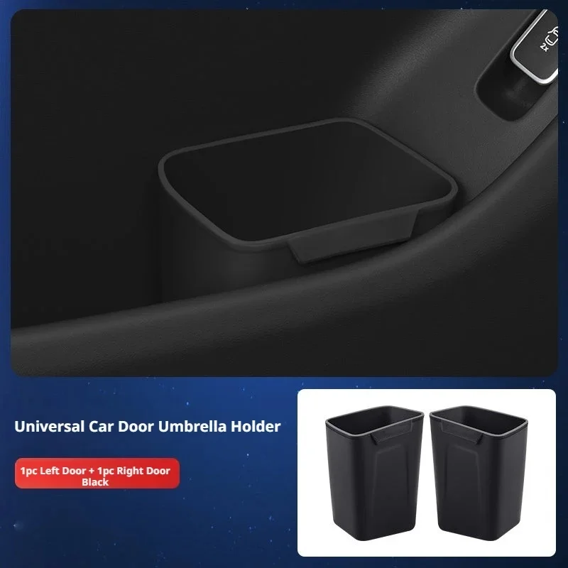 Caixa de armazenamento para porta de carro em silicone e lixeira – organizador multifuncional para porta de carro, acessório para guardar guarda-chuvas.
