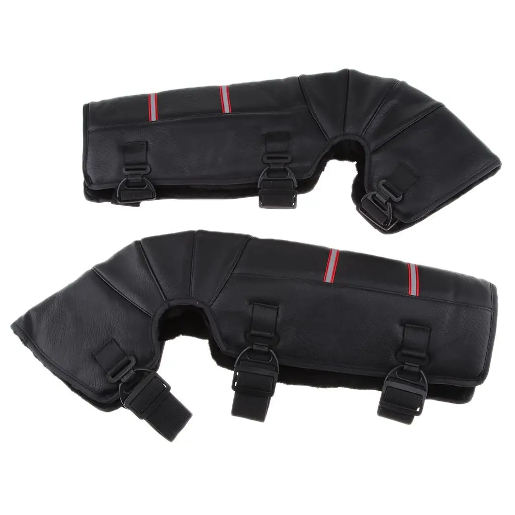 2 Pieces Winter Warmer Legs Knee Pads Protective Scooter Riding Knee Pad