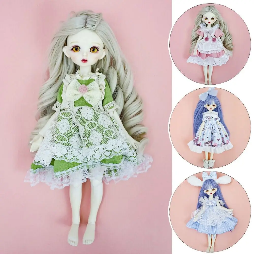 Casual Wears Doll Elegant Dresses High Quality with Hat 30cm Doll Dresses Kids Toys 11.5" Fashion Doll/1/6 BJD Dolls