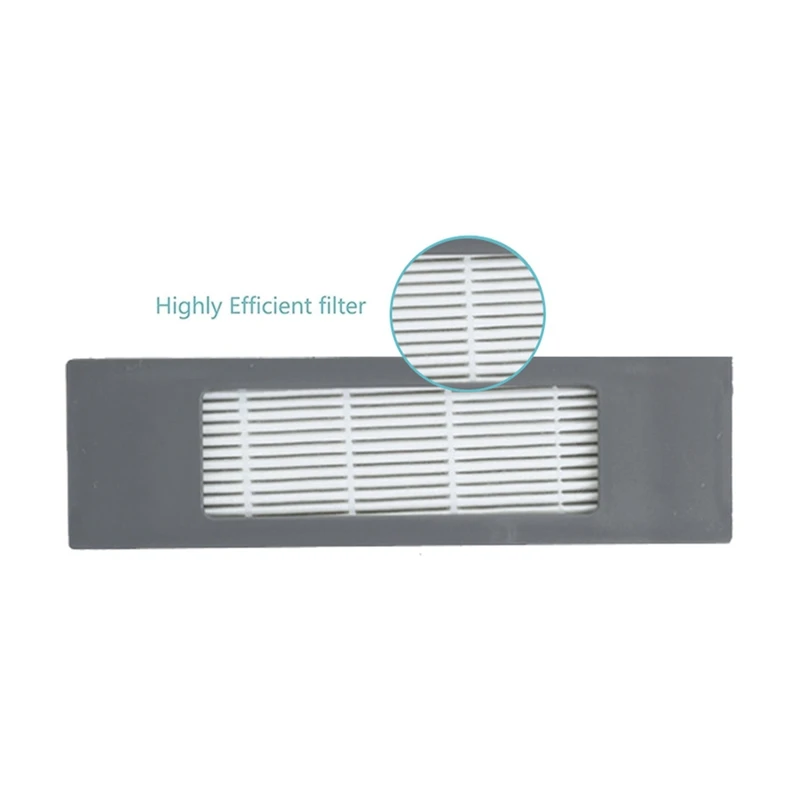 6 шт. набор вакуумных HEPA-фильтров для Ecovacs Deebot T8 T9, аксессуары для пылесоса, запасные части