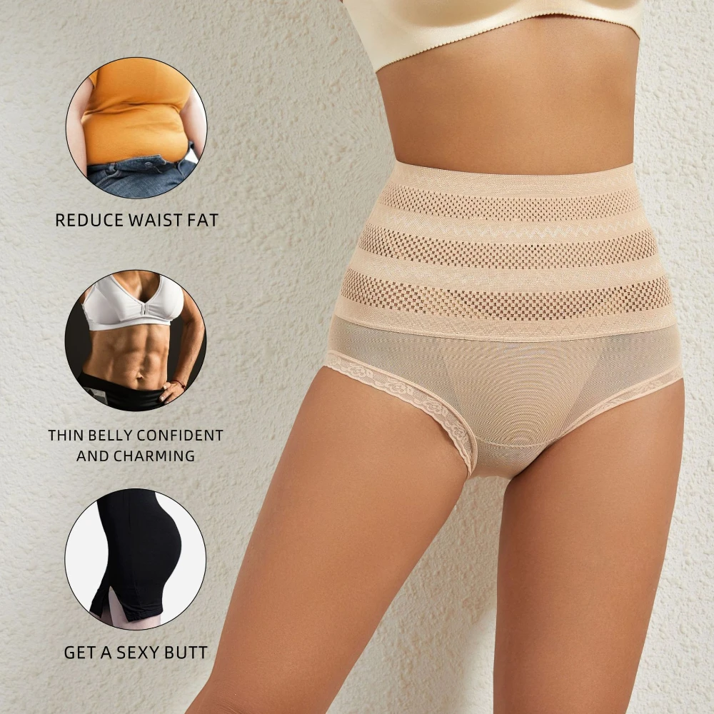 

Women High Waist Shaping Panties Belly Tightening Briefs Female Trainer Belly Slimming Underpant Butt Lifter Shapewear Underwear