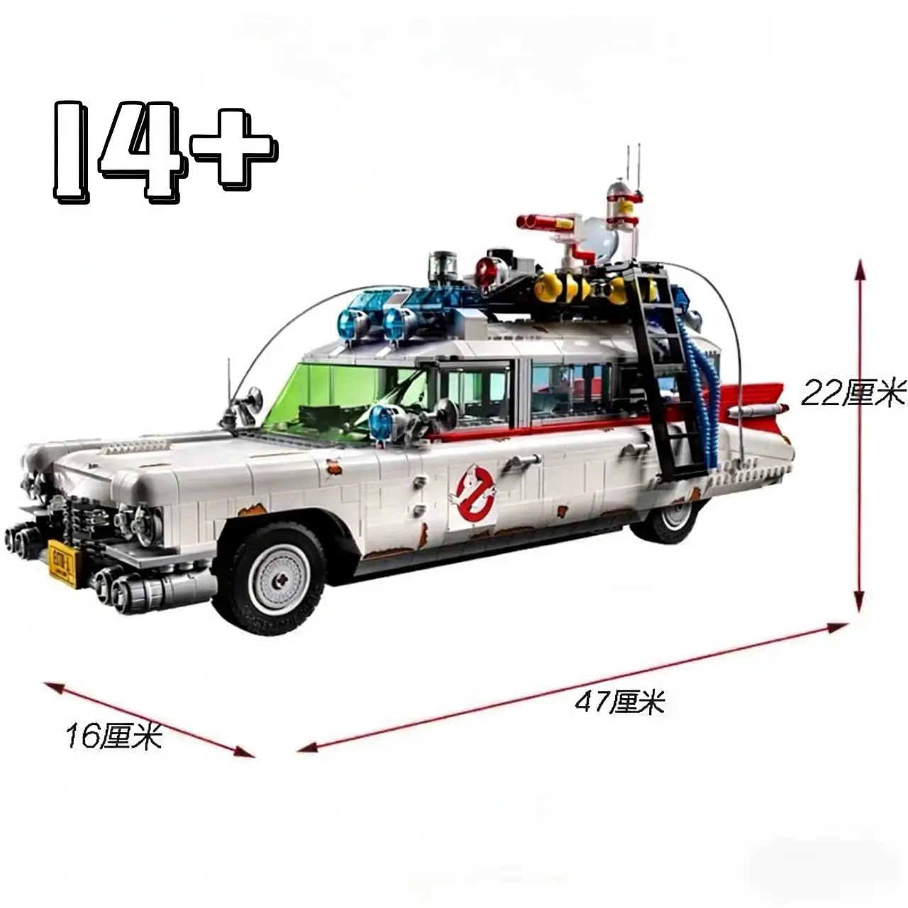 new-2352pcs-ghostbusters-ecto-1-creative-vehicle-10274-building-block-puzzle-model-toy-car-model-holiday-birthday-christmas-gift
