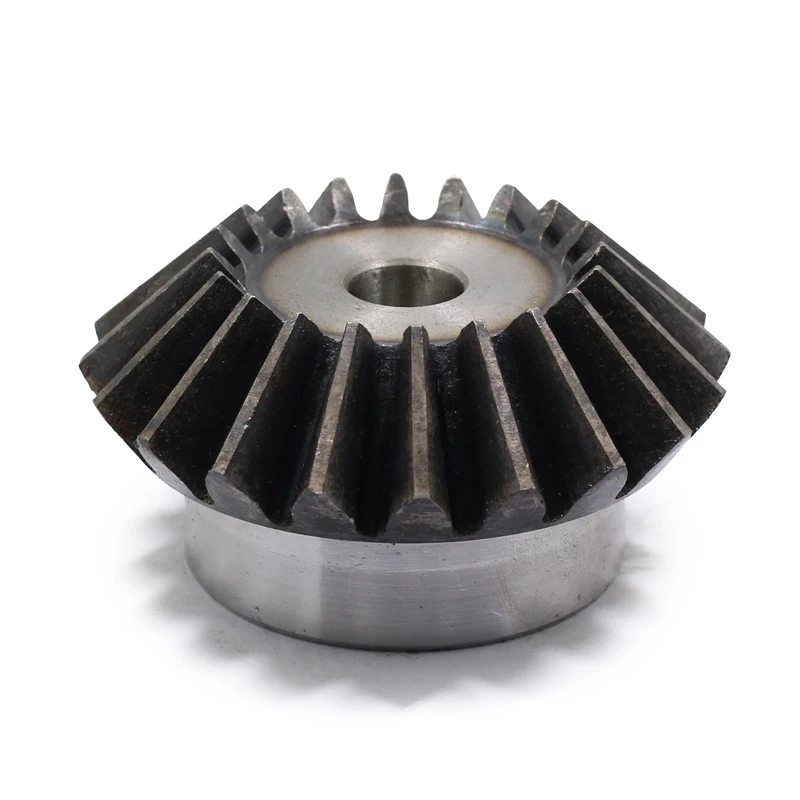 Bevel Gears 90° 1:1 Ratio AISI 1045 Hardened Teeth 1/1.5/2/3M Module 15-40T AGMA 9 for Machinery/Robotic/Automation