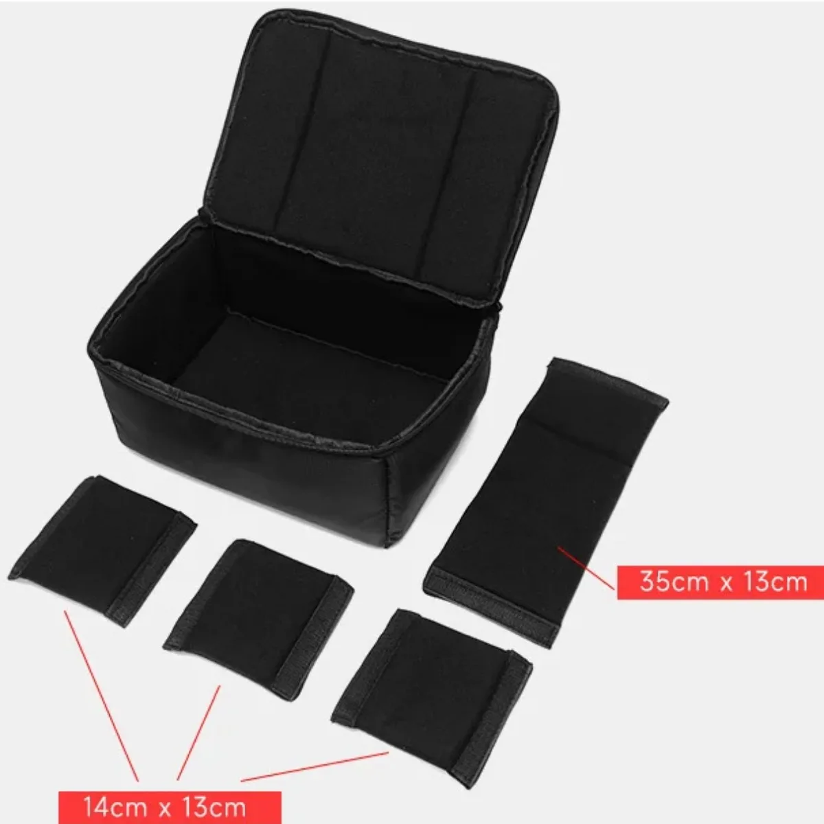 防水カメラバッグ挿入写真オーガナイザーパーティションディバイダー保護ケース Y04 キヤノンニコンソニーデジタル一眼レフレンズ