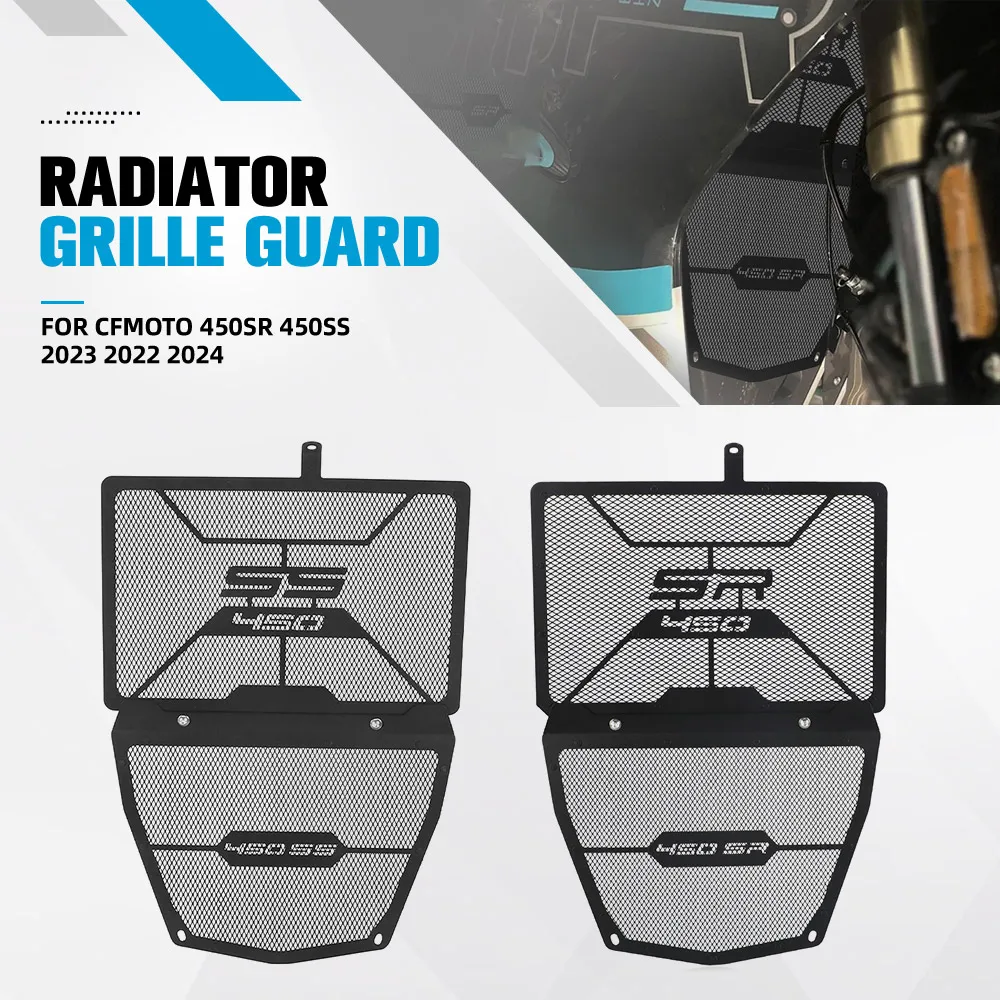 

2026 For CFMOTO 450SR 450SS 2023 2022 2024 2025 Motorcycle Radiator Grill Guard Oil Cooler Protector Cover Accessories 450 SR/SS