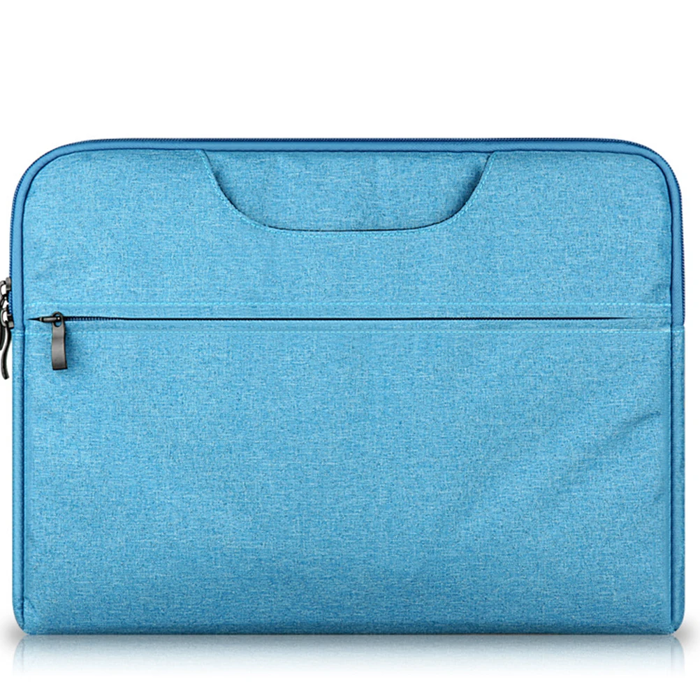 

11 6 Inch Laptop Bag Navy Tote Women Work Briefcase Computer Case Shock Absorption Durable Cloth Large Capacity Storage