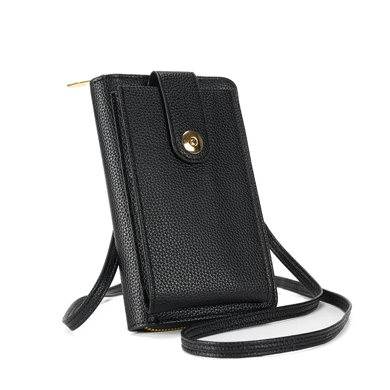 

Fashion Women Wallet Single Shoulder Crossbody Cell Phone Bag Mini Purse Versatile Satchel Multi Card Position Money Bag Keycase