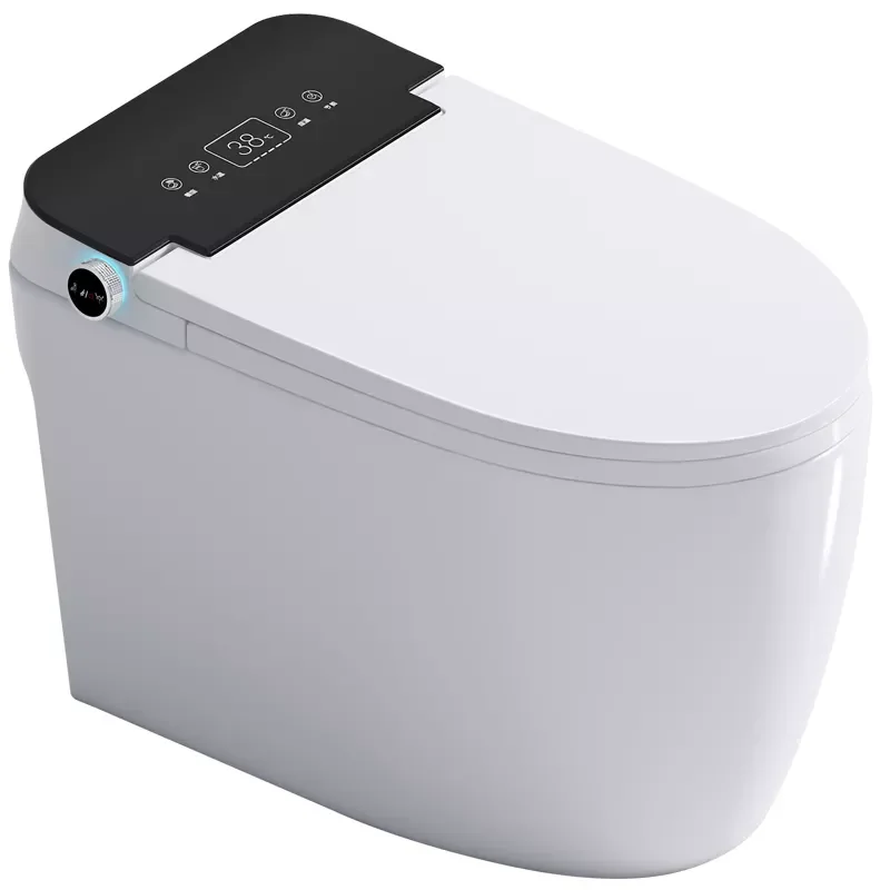 

Modern Automatic Toilet One Piece Self-clean Heated Electric Smart Intelligent Automatic Toilet smart led toilet signs light