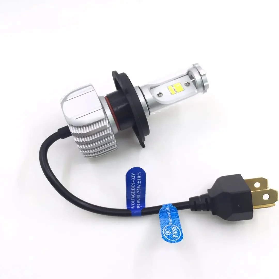 yj22 3S PLUS Motorcycle Car Color Changing LED Headlight H4 White Blue Yellow Five Color Changeable Front Headlight