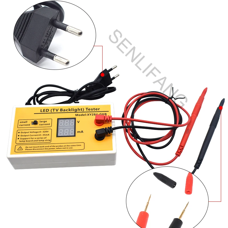 Brand New XY284-GHB Output Voltage 0-320V Output Current 0-35mA LED TV Backlight Tester