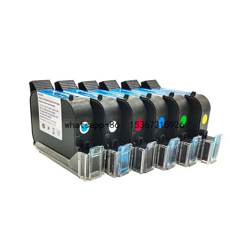 

Ink Cartridge Ink Jet Tij 42ml Black Green Yellow White Blue Red Without Chip for Handheld Inkjet Printer
