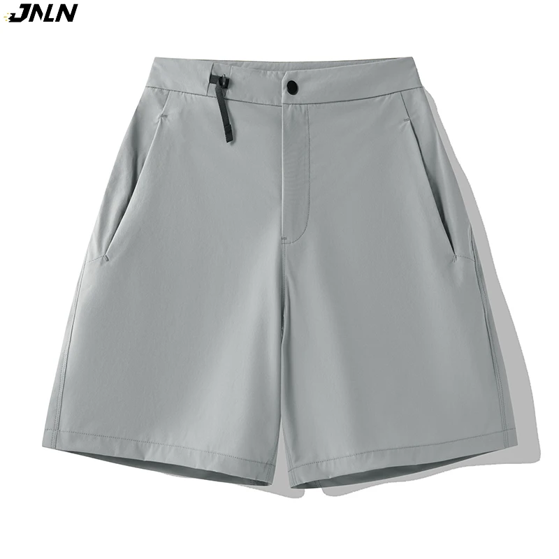 

JNLN мужские и женские быстросохнущие шорты, летние шорты для бега и пешего туризма с карманами на молнии для кемпинга, треккинга, альпинизма, большого размера