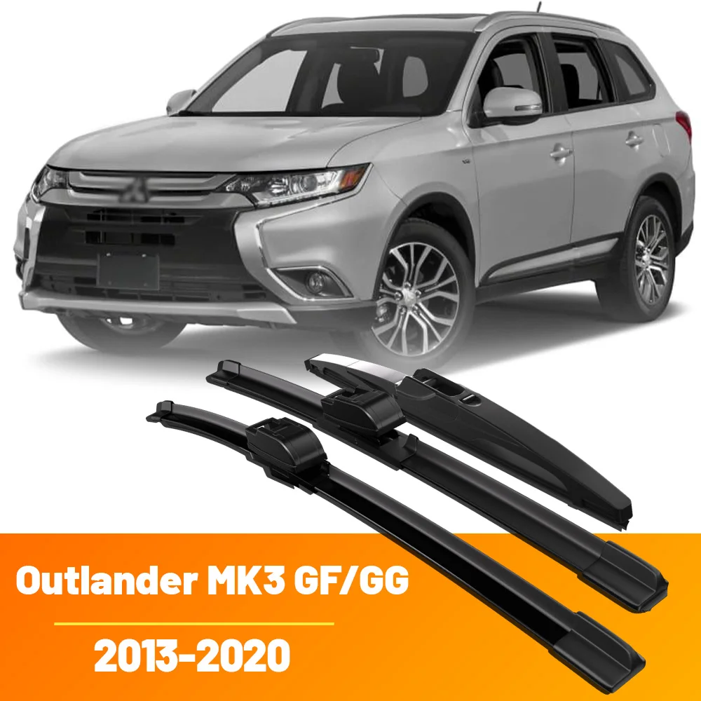 

Для Mitsubishi Outlander MK3 2013-2020 2014 2015 стеклоочиститель передние и задние щетки стеклоочистителя лобовое стекло щетки для окон 26 "+ 18" + 12"