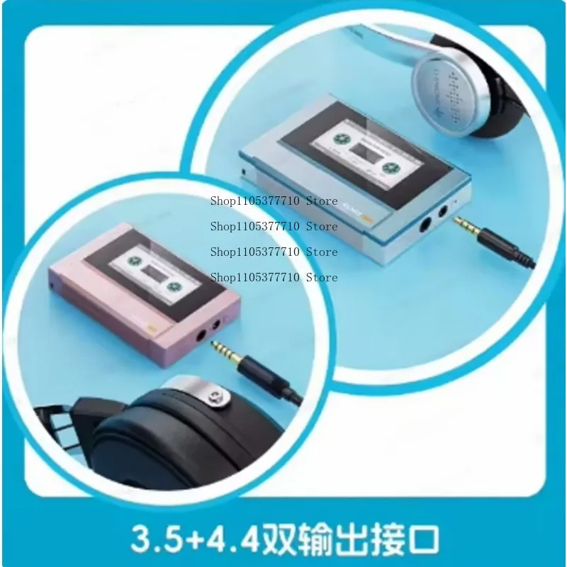 New Fiio Snowsky Echo Mini Wireless Bluetooth Mp3 Mini Walkman 8GB Custom Support Dsd Retro Portable Bluetooth Player Music Gift