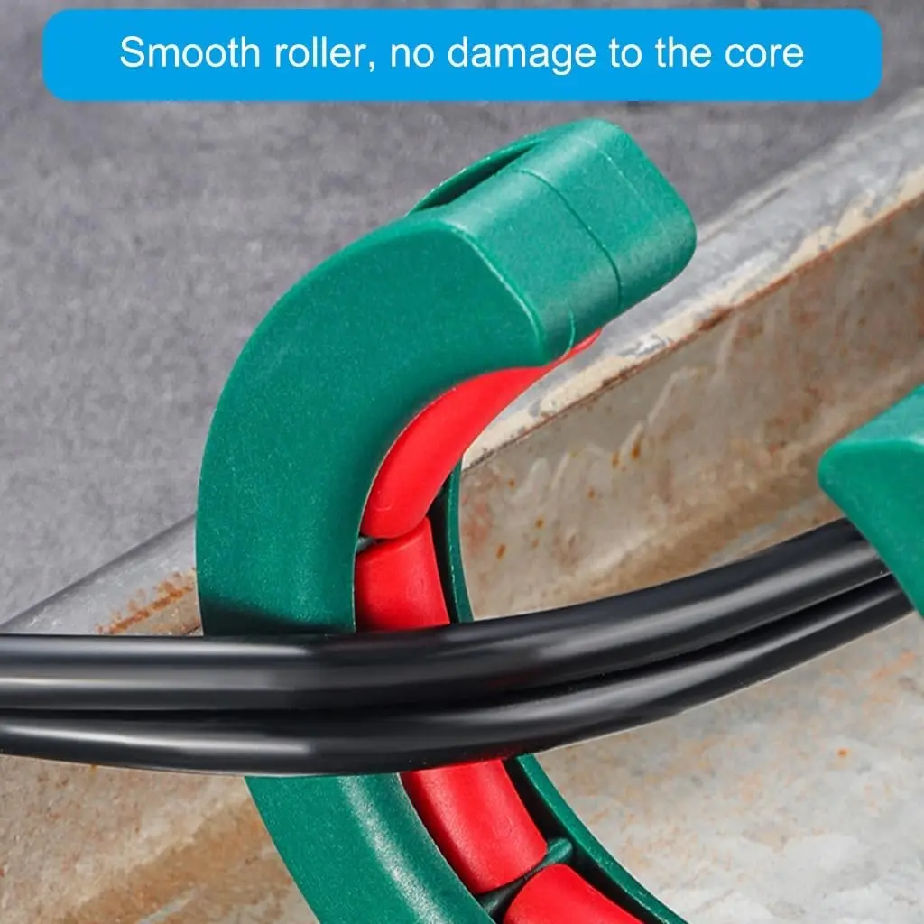 Cable Tray Pulley Roller Cable Laying Roller Helper Adjustable Clamp Pulley for Efficient Wire Guide Fixation Auxiliary Tool