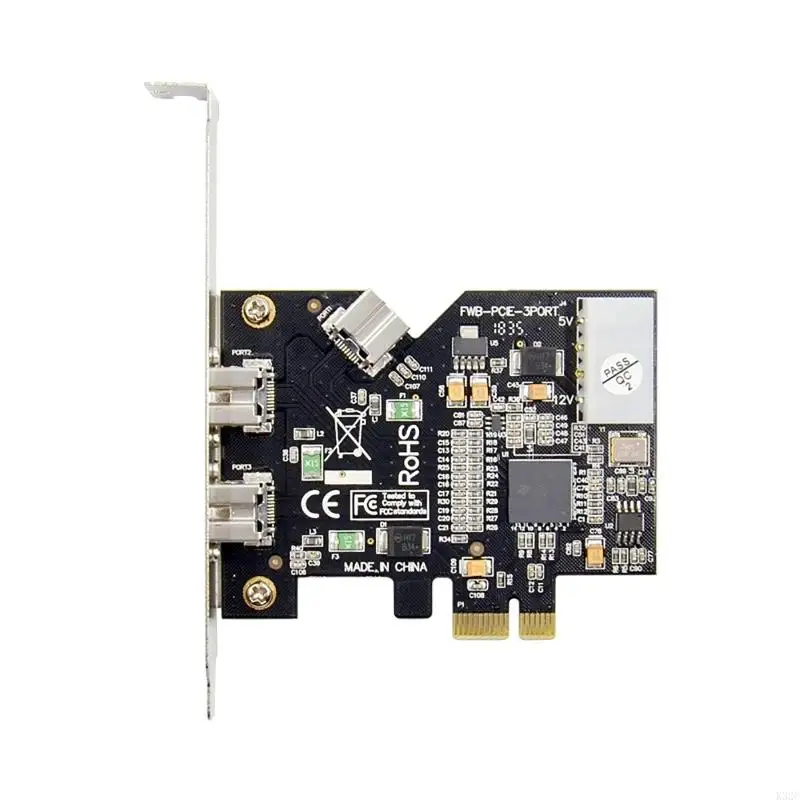 

K32C PCI-E 1394B 3-портовая FireWire Sound Card 4p Power для настольного ПК