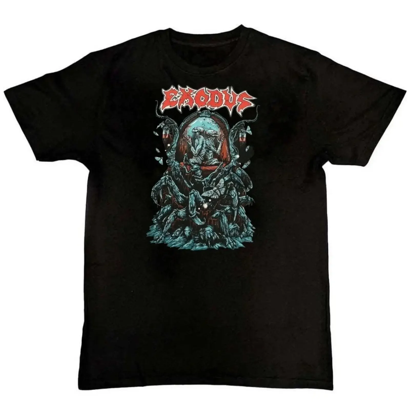 Vintage Stil Exodus Rock Musik Tour Grafikdruck Herren T Shirt S M L XL 2 3 4 vintage Washed Top For Everyday Wear Versatile