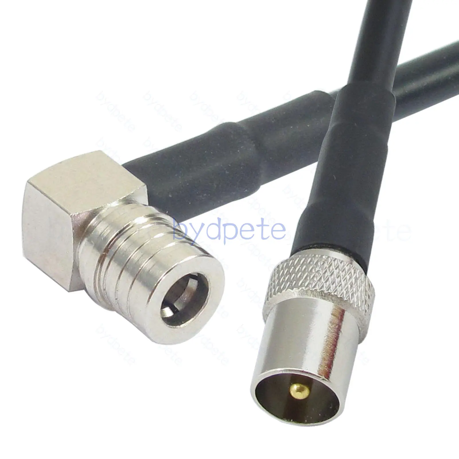 

QMA Male Right Angle to TV Male Plug RG223 Semi Flexible Cable For Radio And Television Networks Lot Low Loss 50ohms Cable