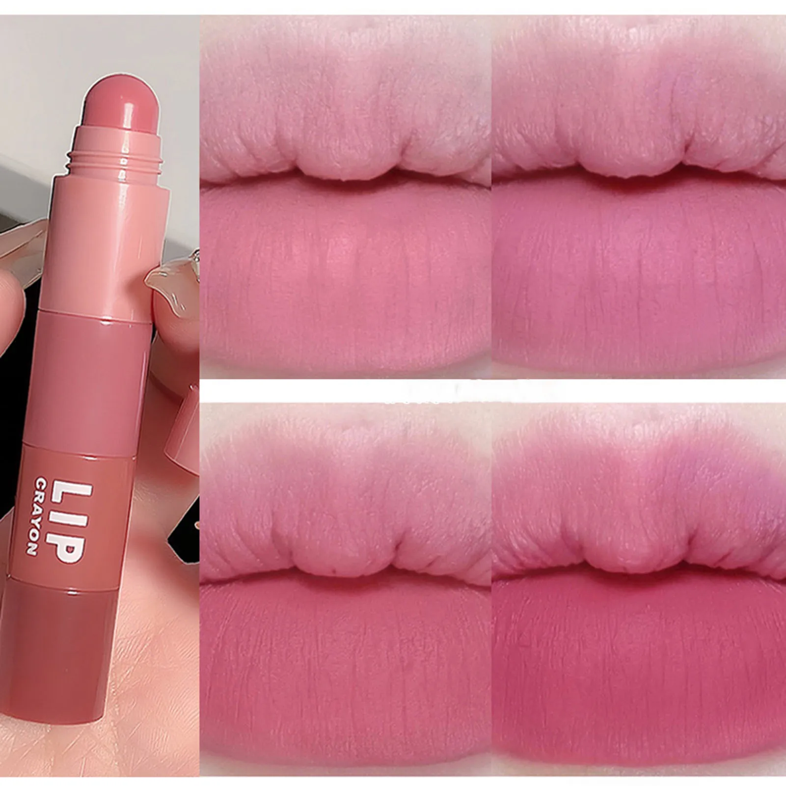 Matte Niet-Vervagende Lippen Gloss Gladde Zachte Lippenstift Rijke Kleuren Sneldrogend Voor Verjaardagskalentijn Cadeau