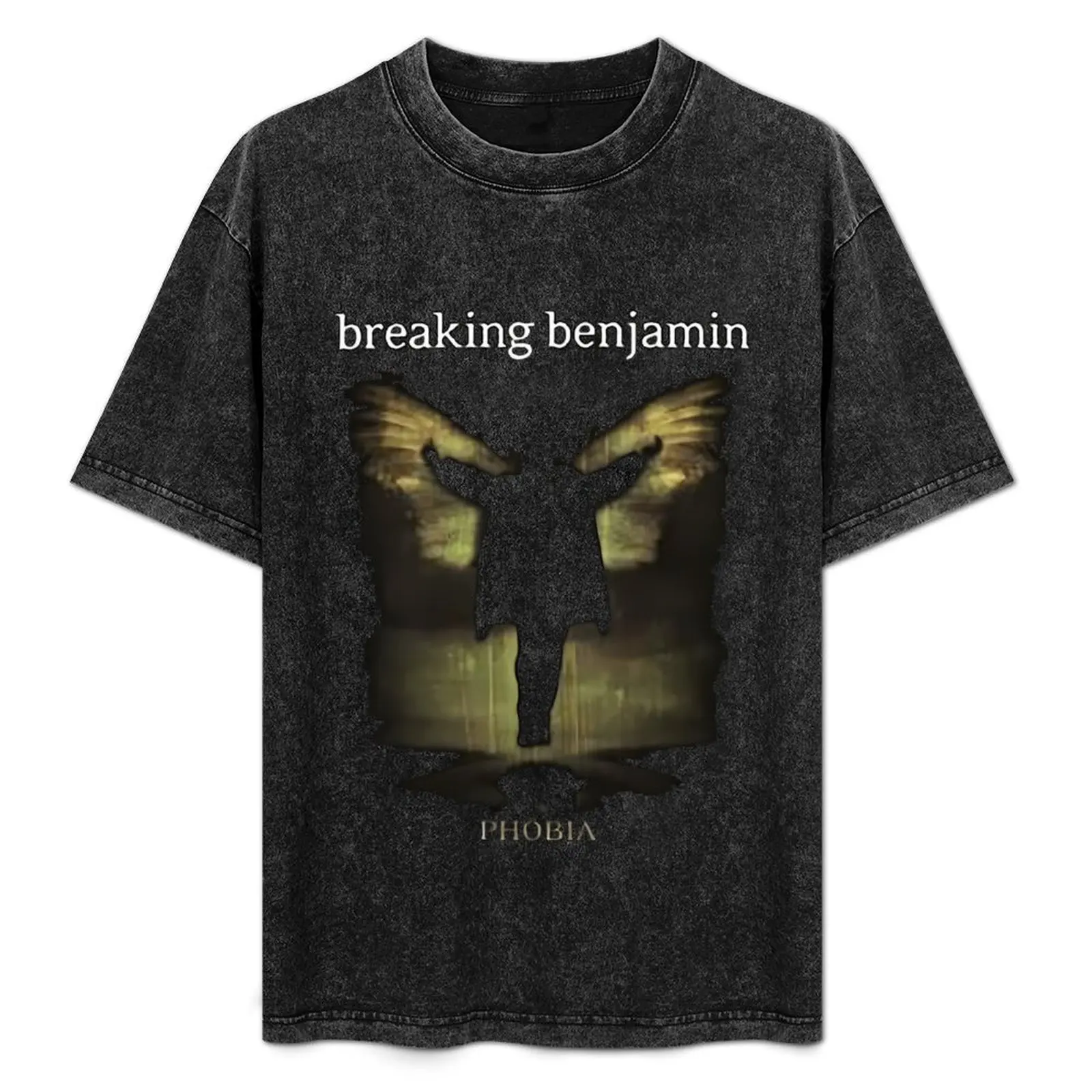 

The Phobia Album Breaking-Benjamin Band T-Shirt Casual All Match Short Sleeve T-Shirt