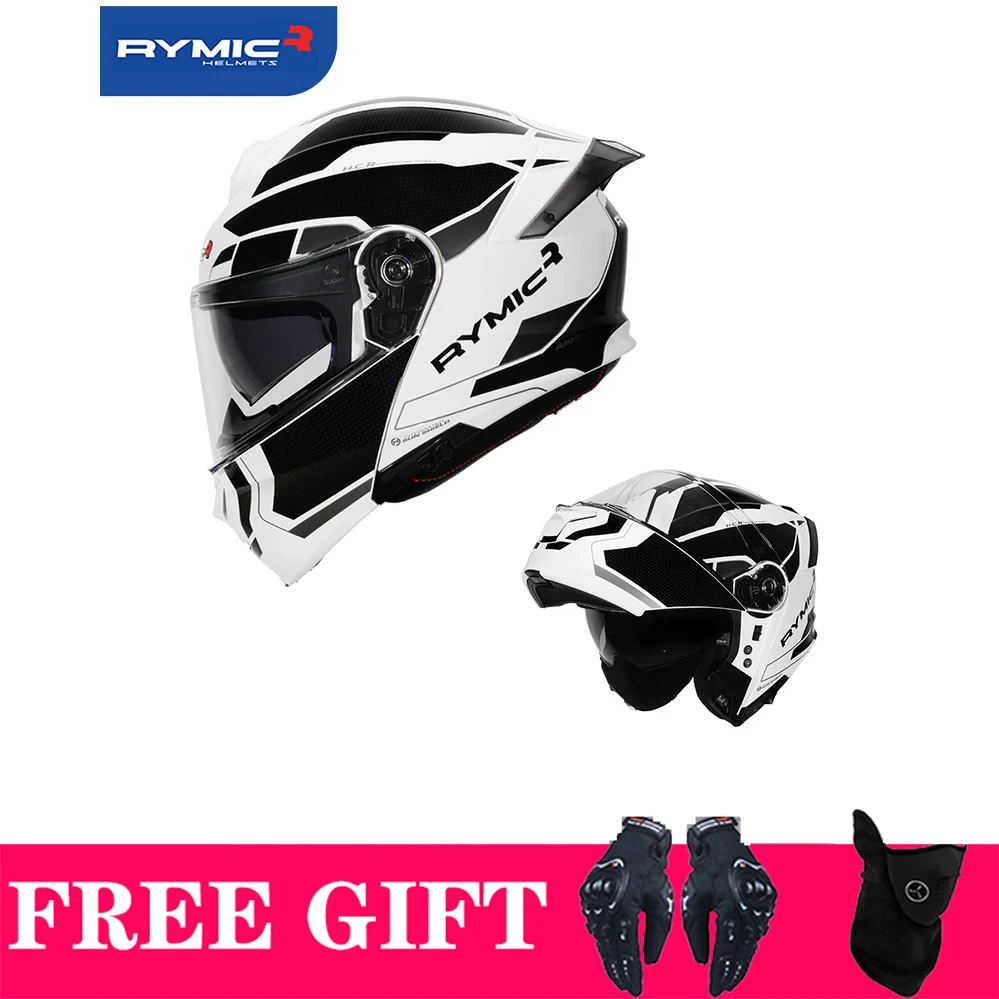 Full Face Helmet Modular Off Road Motorcycle Helmet Double Lens Flip Up Casque Open Face Cascos Para Moto Capacetes Dot ECE