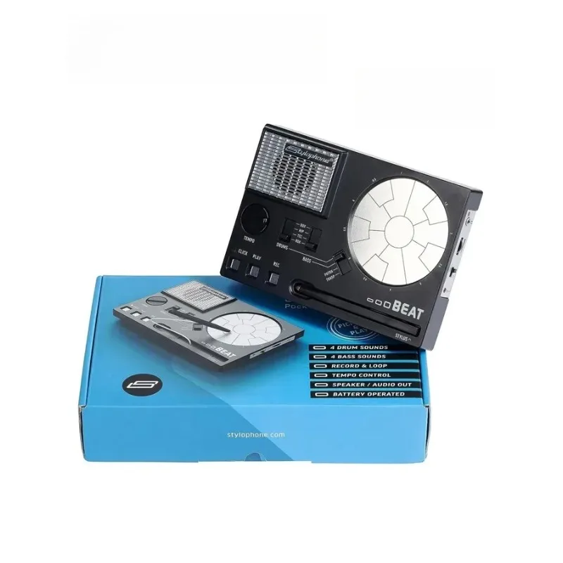 OvO Store Stylophone BEAT, Máquina de Ritmos Electrónica Vintage Británica, con Función de Loop y Metrónomo