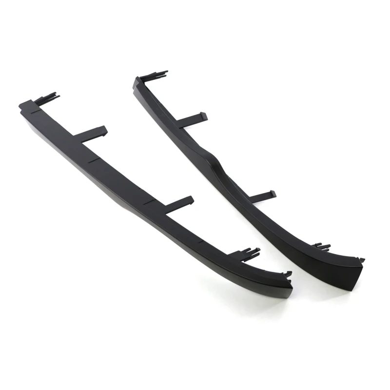 Headlight Trim Moulding Set for BMW E46 2002-2005 Front Lower Left and Right 2pcs Replacement OEM 51130030406 51130030407