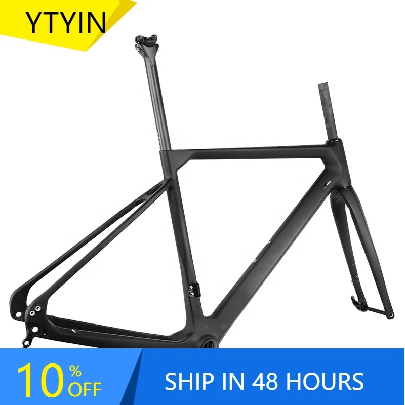 

YTYIN High-End Supplier Chinese Carbon Frame Bike Race Carbon Gravel Bike Frame for Big Brand