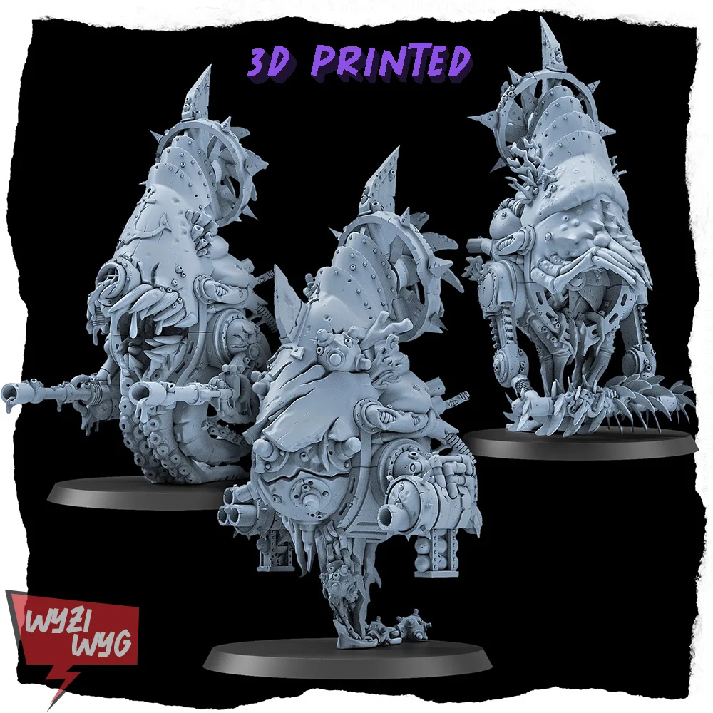 Death tide drones Miniature,  Plague Figure, Astral Marines Miniature, Plasma Gun, HD 3D Printed Resin Model,Proxy Wargame