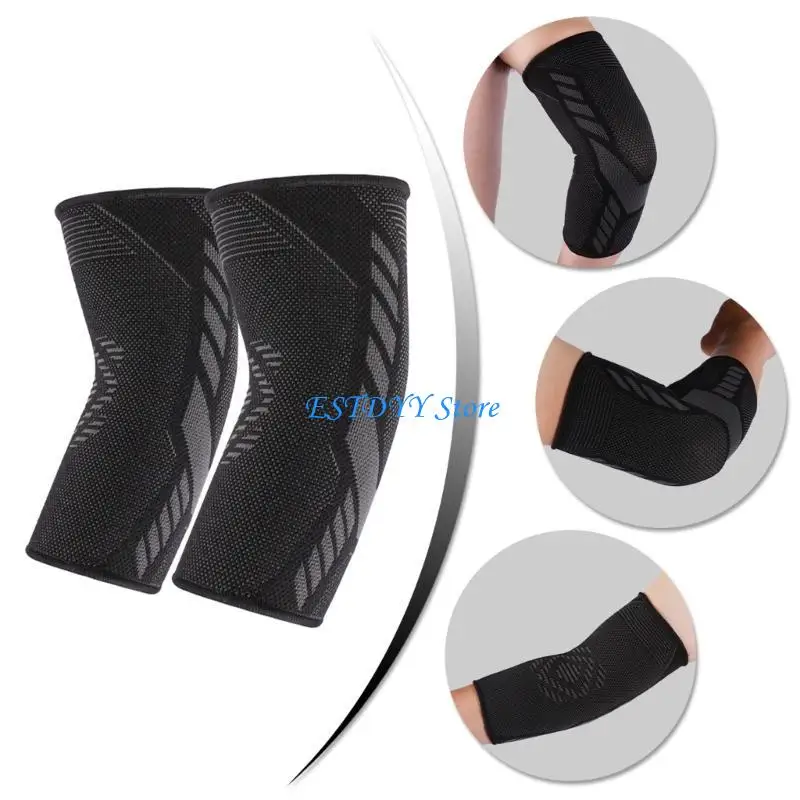 G6DE Compression Knitted Elbow Sleeve for Women Men Tendonitis Tennis Elbow Golfer