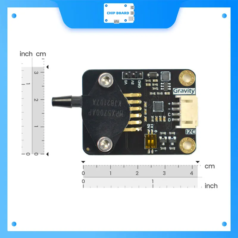 Gravity: Air Pressure Sensor (15-700kPa) - I2C - MPX5700AP