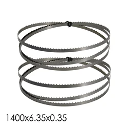 Lot de 2 lame de scie à ruban 1400 x 6,35 x 0,35 mm,TPI 6 10 15,pour Einhell BT-SB 200,TC-SB 100/1,TH-SB 200,Charnwood W711,Scheppach HBS 20,Fox F28-182,Draper BS200A,Westfalia UBS 200,CMI C-BAN 250