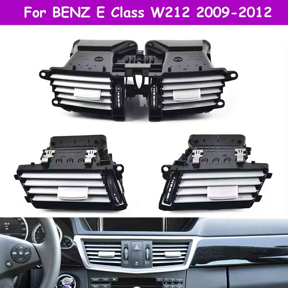 

Dashboard Central Left Right Air Conditioner AC Vent Grille Outlet Assembly For Mercedes Benz E Class W212 2009-2012 E250 E300