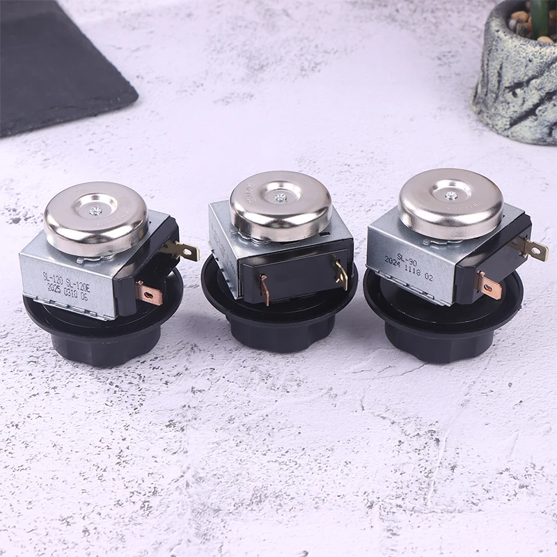 1 قطعة خزانة دافئة تطهير خزانة أجزاء الفرن 60/90/120 دقيقة فرن الميكروويف مقبض الموقت التبديل مع جرس الميكانيكية الوقت التبديل #3