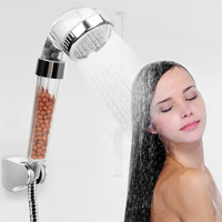Home Improvement High Pressure Bathroom Products Handheld Shower Head Anion Filter