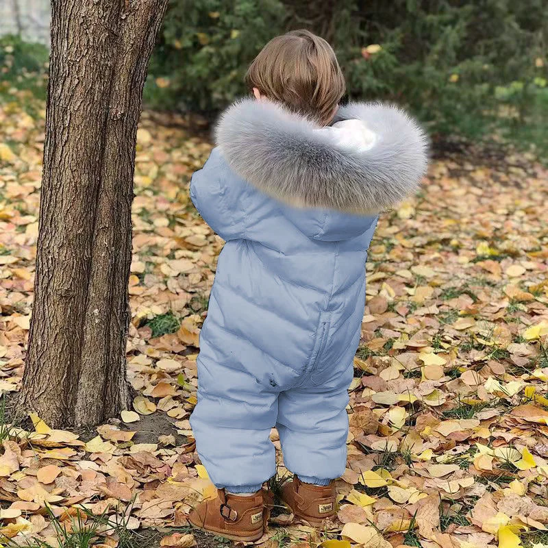 

Baby down jacket one piece jumpsuit for 0-4 years old boy and girl jumpsuit Baby winter outing jumpsuit climbing suit