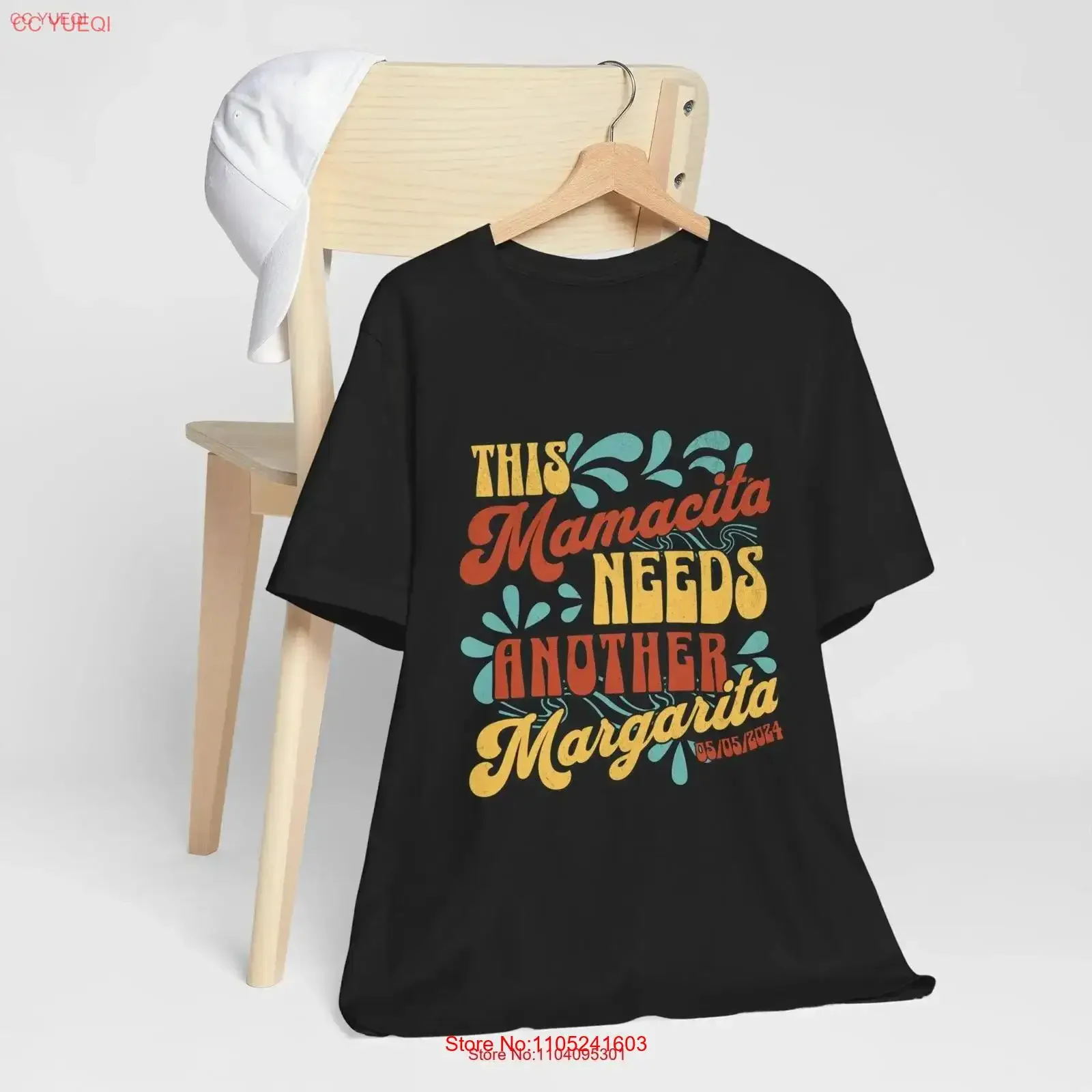 T-shirt Cinco De Mayo Margarita Mamacita Fête des Mères Grandes Tailles Anniversaire Tequila Vintage Lavé Mode Décontractée