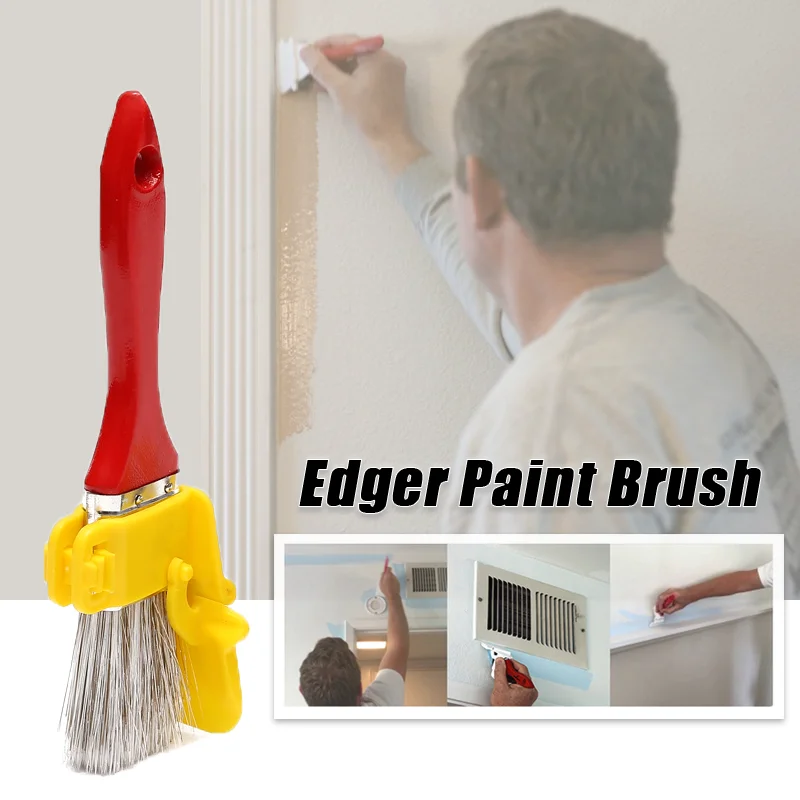 

1 Set Clean Cut Profesional Edger Paint Brush edgers brush tool Multifunctional for Home Room Wall Ceiling Detail Edges and Trim