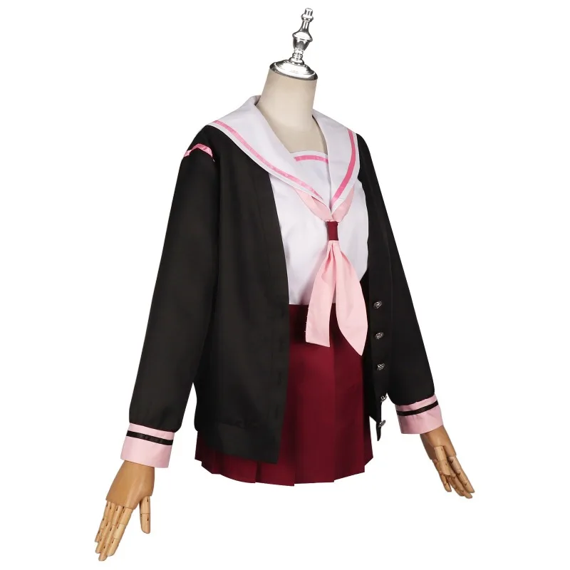 ANIMECC IN STOCK Blue Archive Shimoe Koharu Cosplay Costume Sailor School Uniform Cute JK Uniform with Hat Headgear Wings view 3