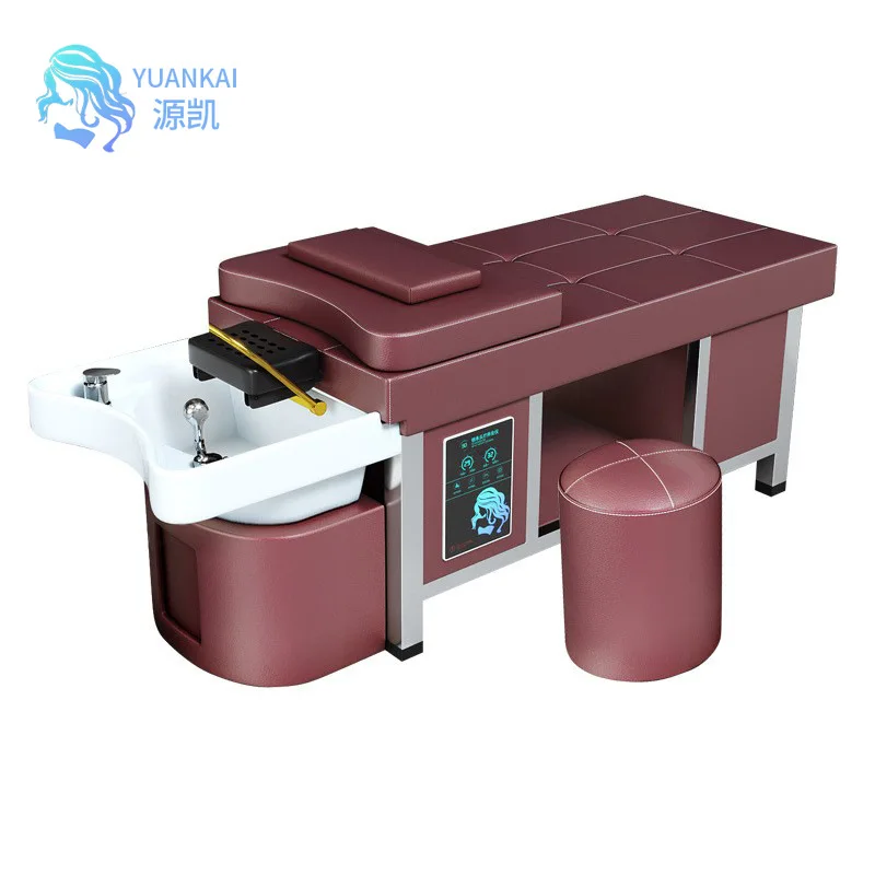 

Тайская кровать с шампунем для лечения волос из нержавеющей стали, специальный водонагреватель для парикмахерской, массажная кровать для циркуляции воды, фумигация ушей