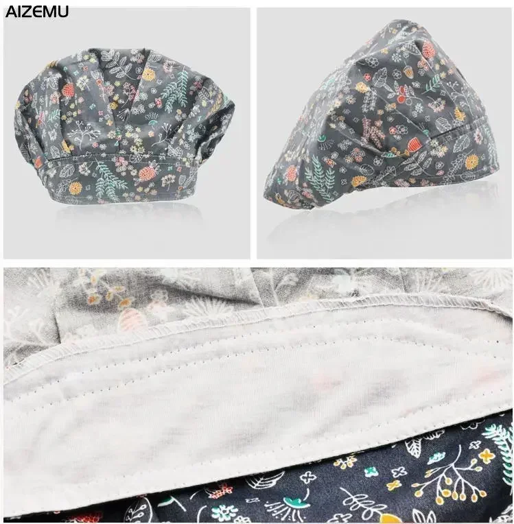 Kitchen Hotel Elastic Work Cap Men Restaurant Cute Hats Dust Cooking Accessories Housework Women Proof Breathable Chefs