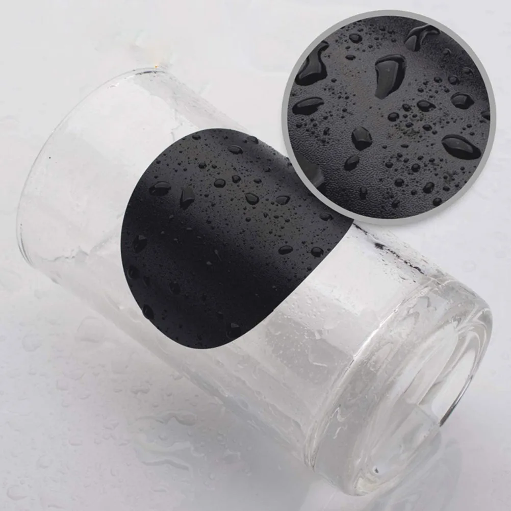 

2 рулона, водонепроницаемые липкие наклейки для классной доски, простые этикетки для бутылок с приправами, самоклеящиеся съемные наклейки для кухонной доски