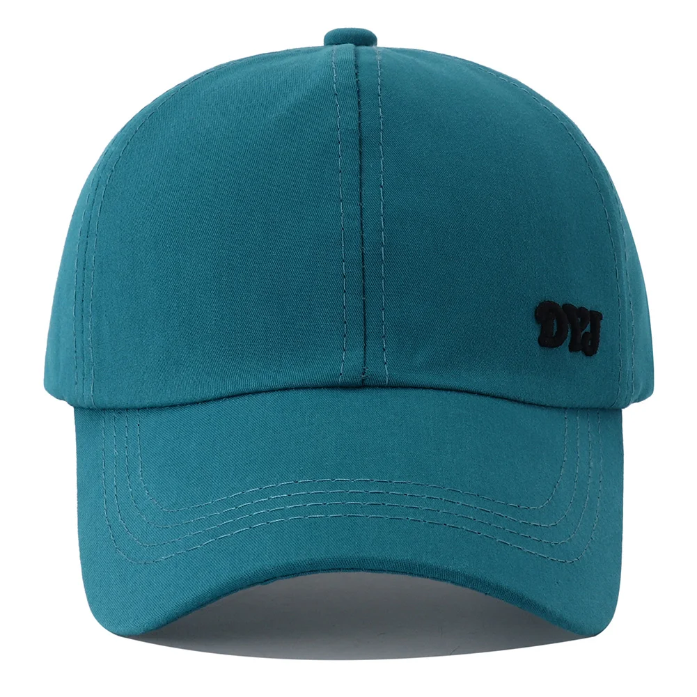 إلكتروني التطريز عالية ذيل حصان قبعة بيسبول الإناث فارغة أعلى في الهواء الطلق الرياضة قبعات الحماية من الشمس للنساء Snapback قبعات #3