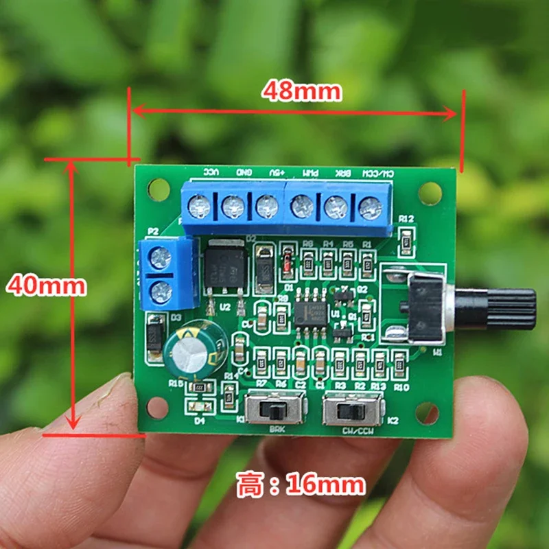 DC 8V 12V 18V 24V PWM Brushless Motor Pump Speed Controller Module Board For Micro Brushless Motor Drive Start / Stop CW /CCW