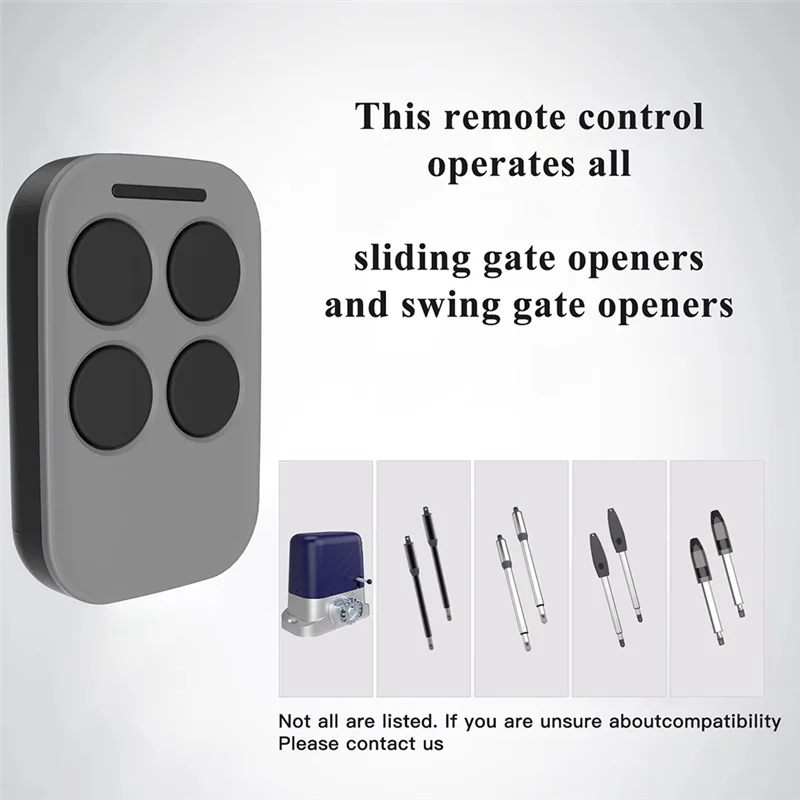 A93P Door Opener Remote Electric Remote Control For Automatic Swing Sliding Gate Opener Wireless Remote Long Distance Reception