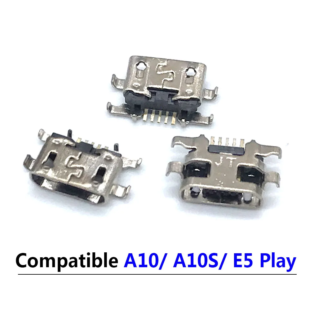 

2 Pcs For Samsung A10S A10 / For Moto E5 Play Micro USB Charging Port Dock Socket Plug Charger Connector Repair