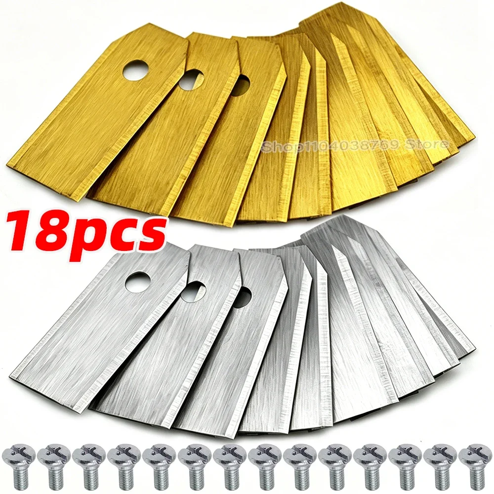 Extended Robot Mower Blades Stainless Steel Grass Trimmer Replacement Blade for Robotic Lawn Mower Garden Lawnmower Tools