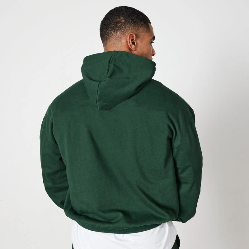 Autumn Winter Green Color Men Hoodies Fleece Warm Mens Sweatshirt Fashion Streetwear Casual Men\'s Loose Sports Pullovers Hoody