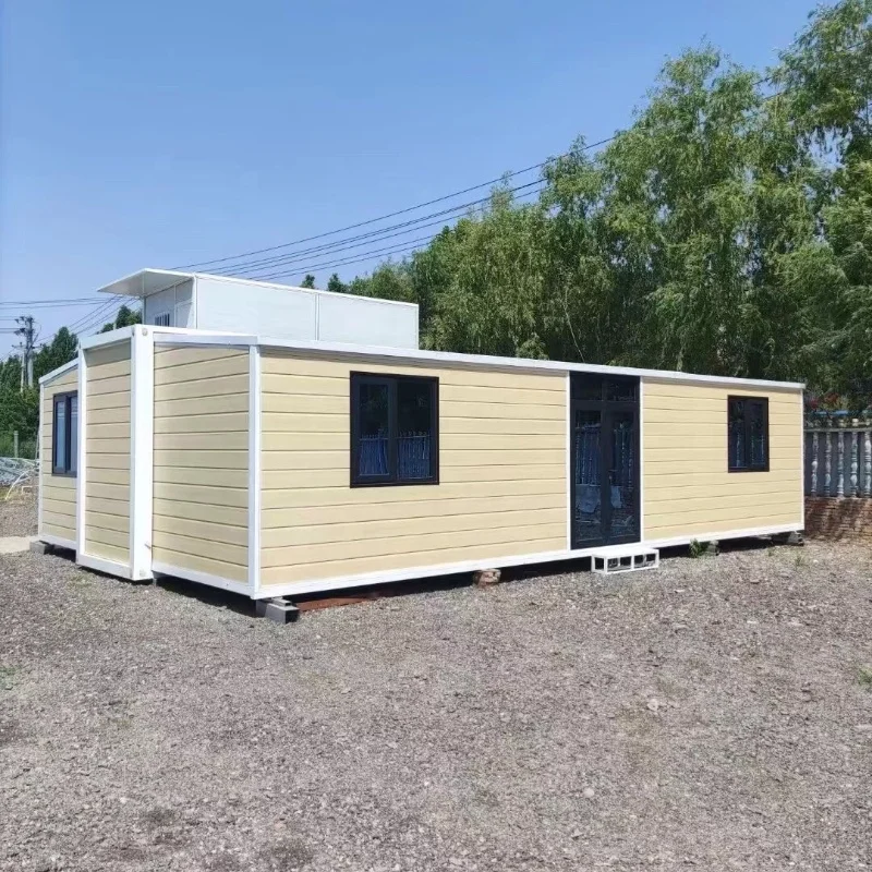 40Ft 20Ft Extendable 2 3 4 Bedroom Prefab Container Expandable House For Sale Steel Frame Folding Prefabricated Home